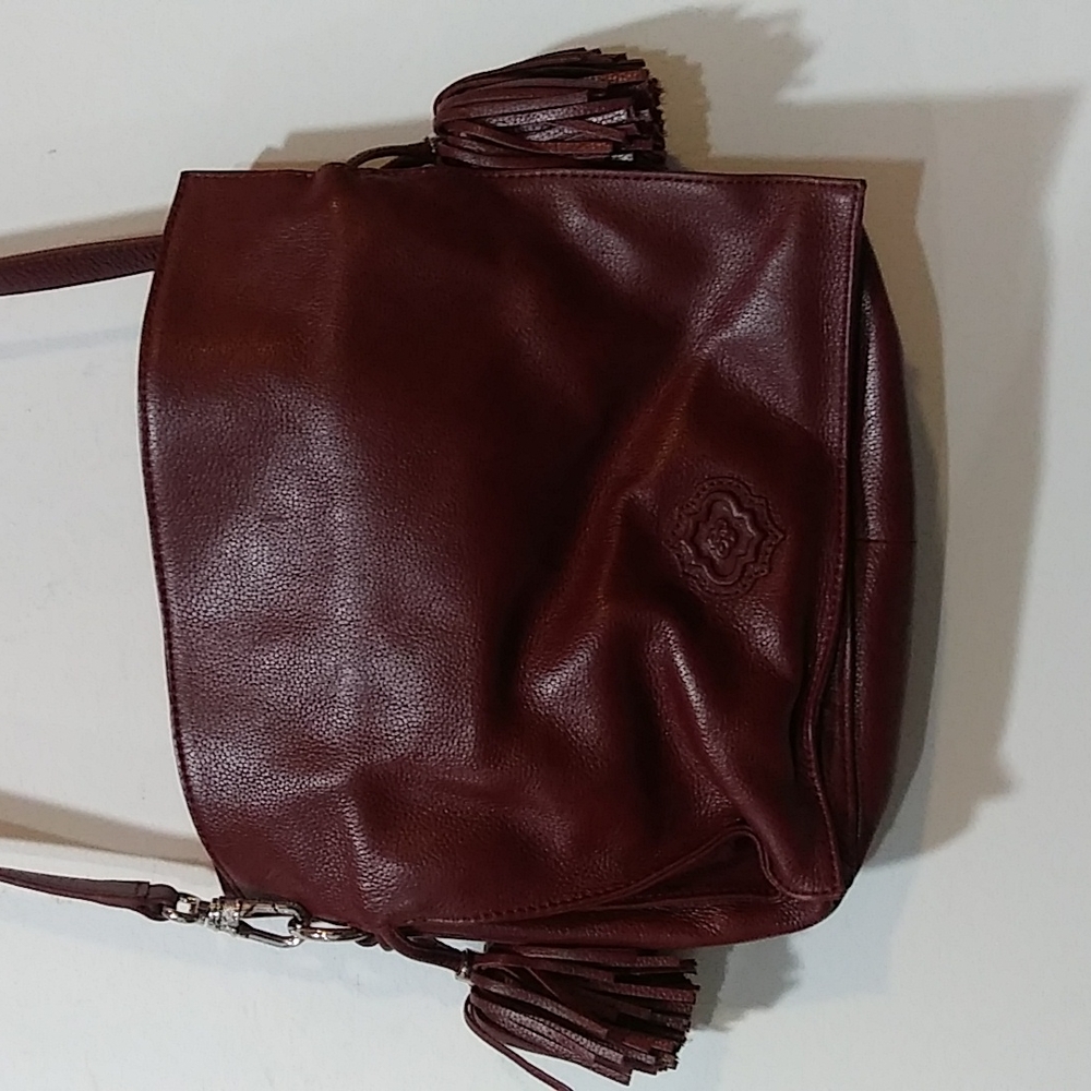 OrYany deep red leather bag